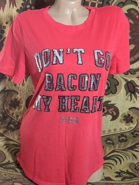 PINK Victoria's Secret Sequin Graphic Tee